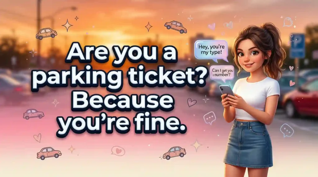 funny and corny pick up lines image