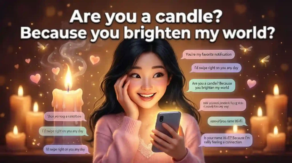 funny pick up lines for her image