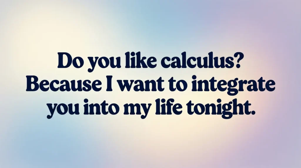math pick up lines dirty