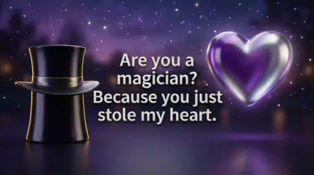 corny pick up lines image