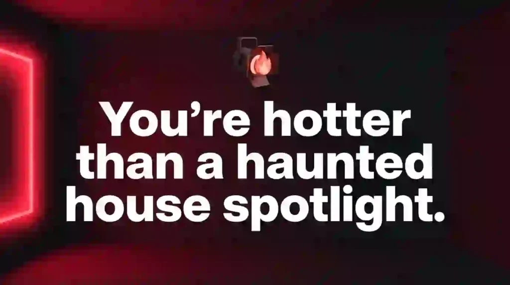 dirty halloween pick up lines image