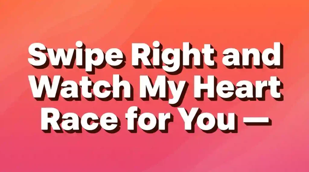 good dirty pick up lines for tinder image