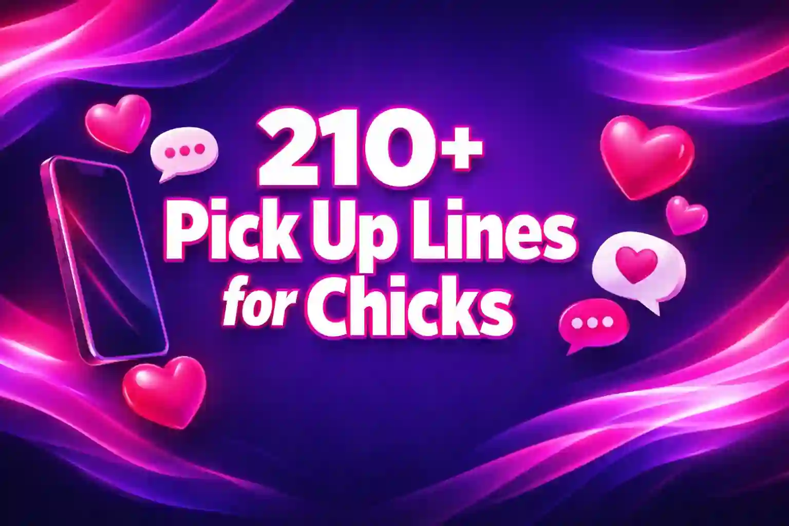 210+ Pick Up Lines for Chicks