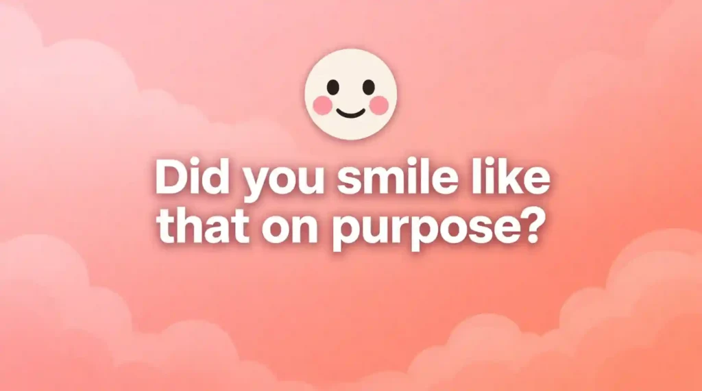 smooth pick up lines to make her blush​ image