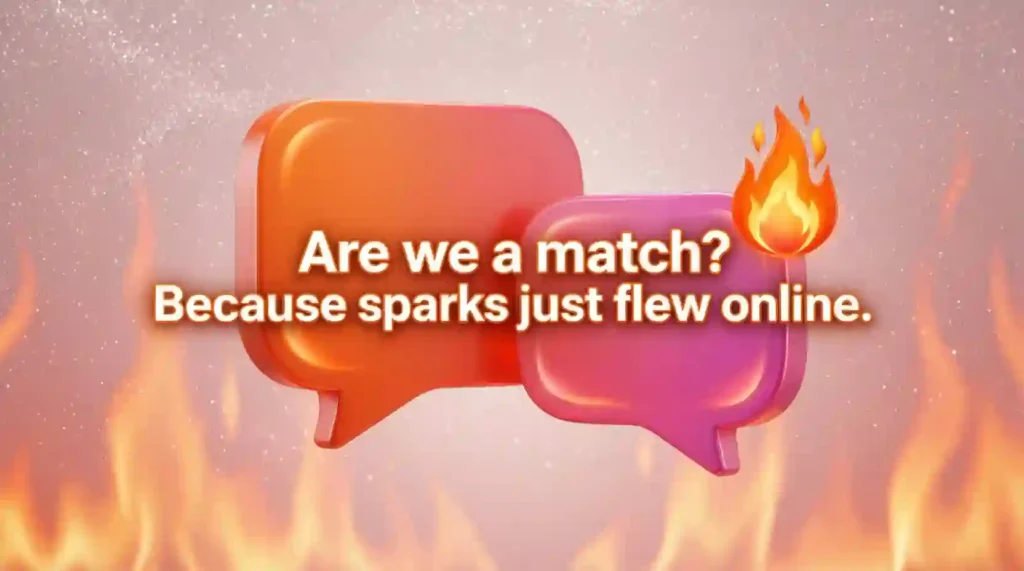 tinder corny pick up lines image