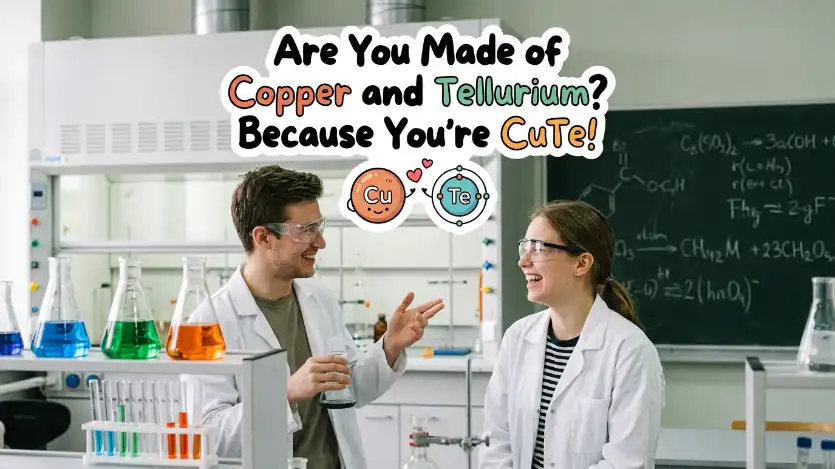 Pick Up Lines In Chemistry Image