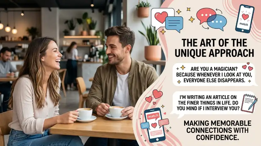 Unique Pick Up Lines for Guys Image