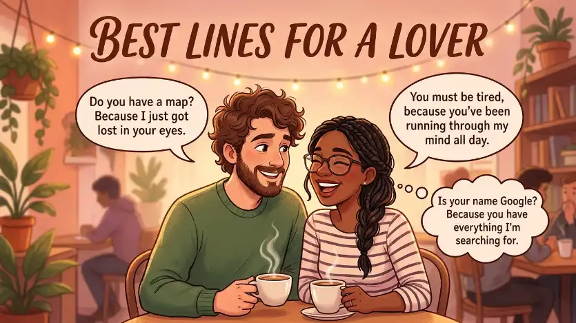 best lines for a lover image