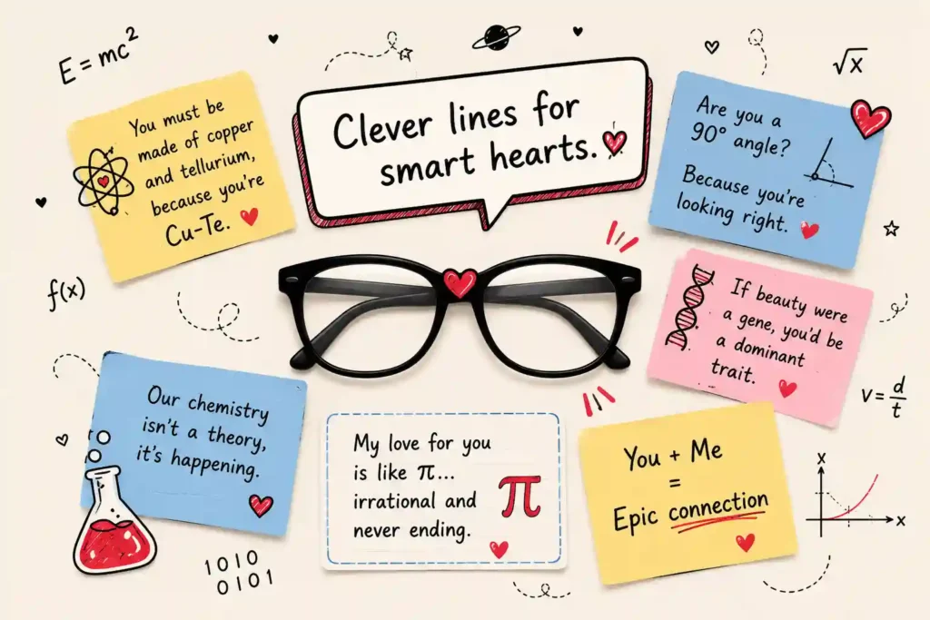 best nerdy pick up lines image