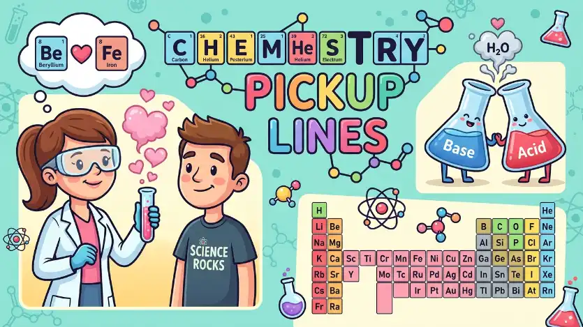 chemistry pick up lines image