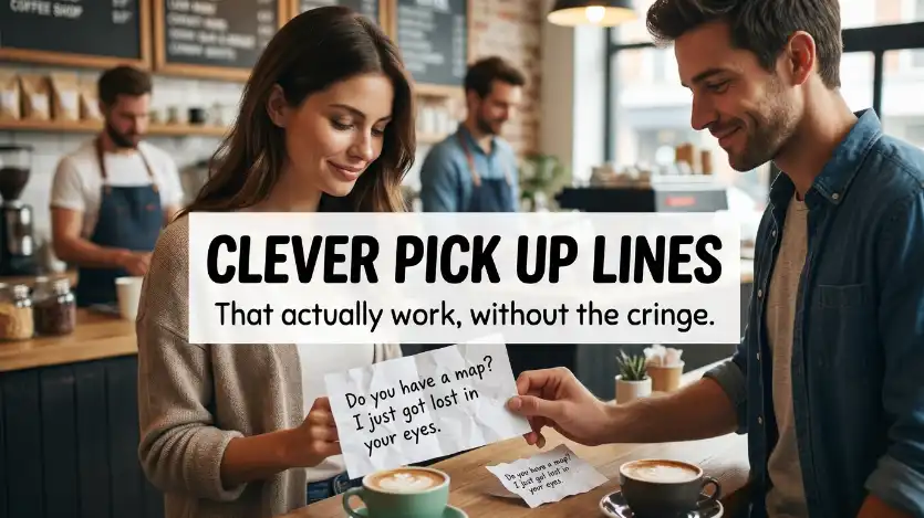 clever pick up lines image