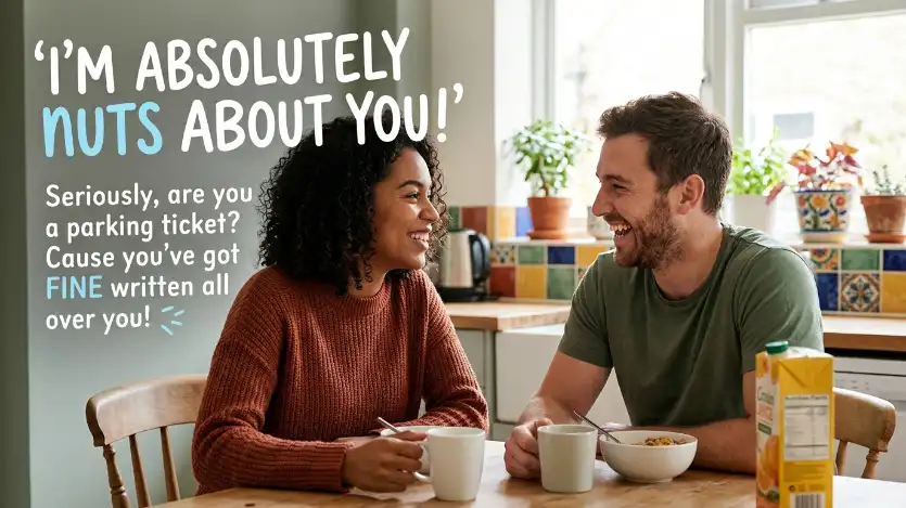 corny pick up lines for boyfriend image