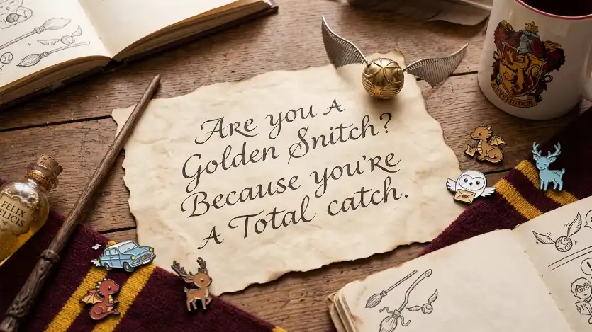 cute harry potter pick up lines image