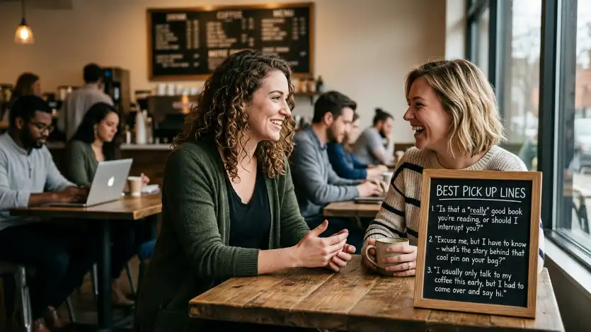 female chat up lines image