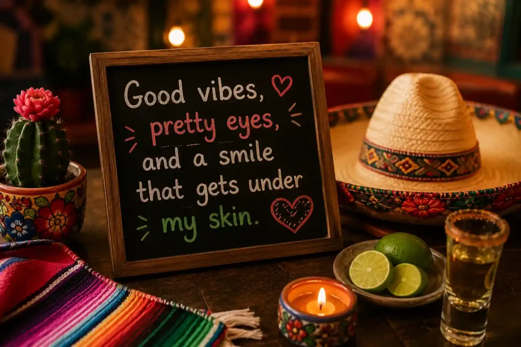 flirty mexican pick up lines image