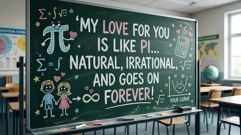 funny math pick up lines image