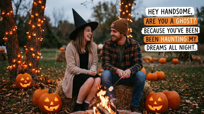 halloween pick up lines for boyfriend image