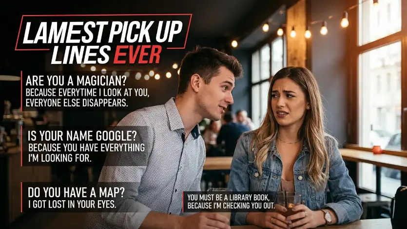 lamest pick up lines ever image