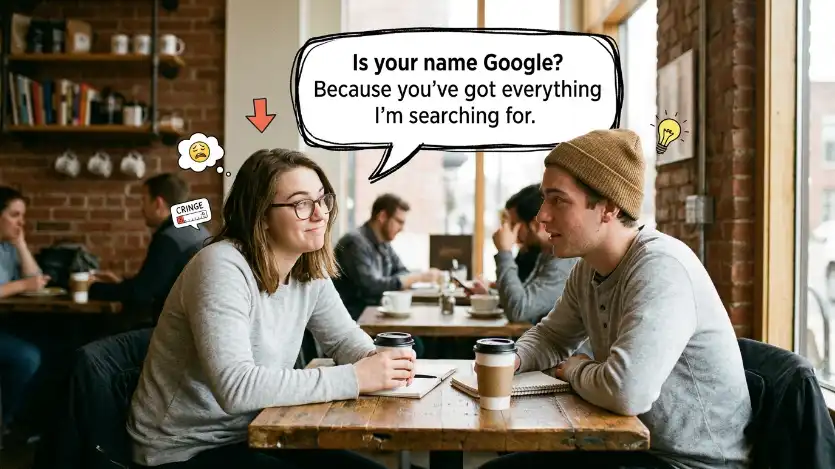 lamest pick up lines reddit image