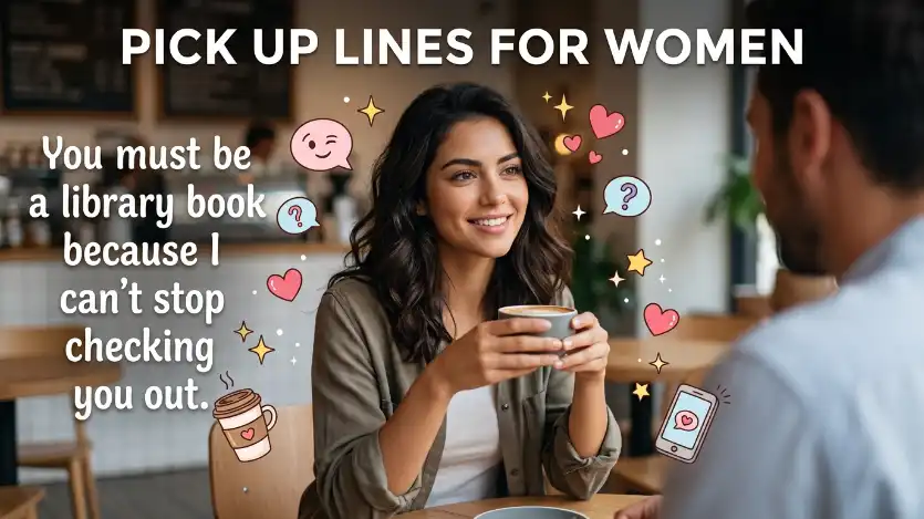pick up lines for women Image