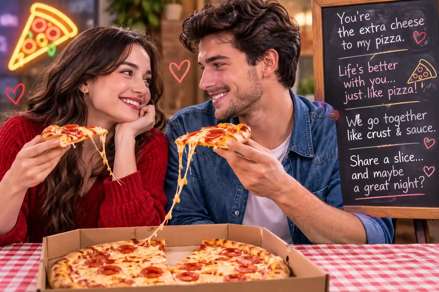 pizza pick up lines image