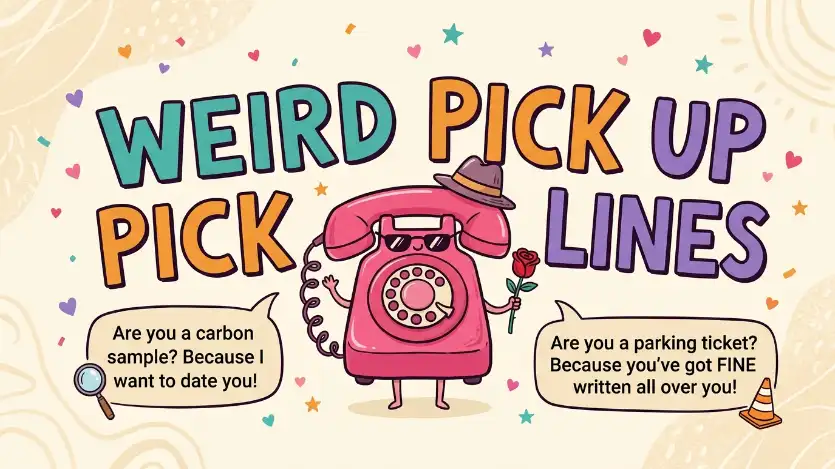 weird pick up lines image