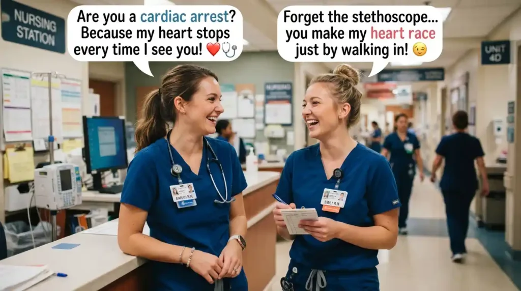 Cheesy Nurse Pick Up Lines