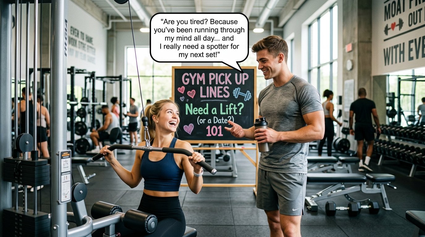 gym pick up lines