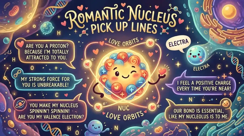 Romantic Nucleus Pick Up Lines