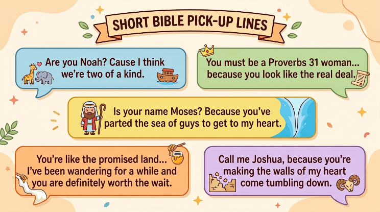 Short Bible Pick-Up Lines