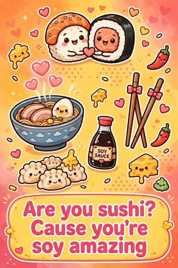 5. Cheesy Asian Pickup Lines
