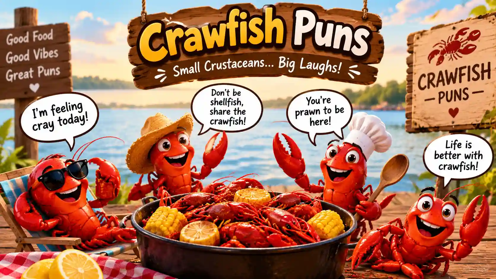 Crawfish Puns