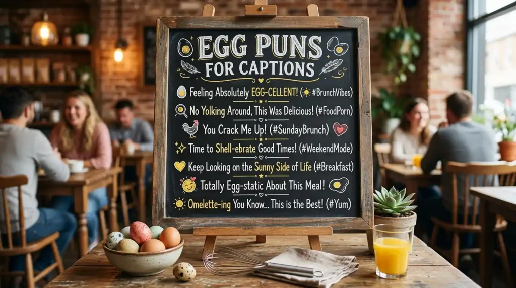 Egg Puns for Captions