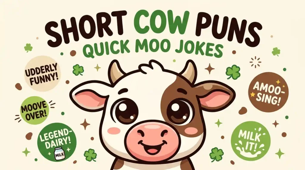 Short Cow Puns