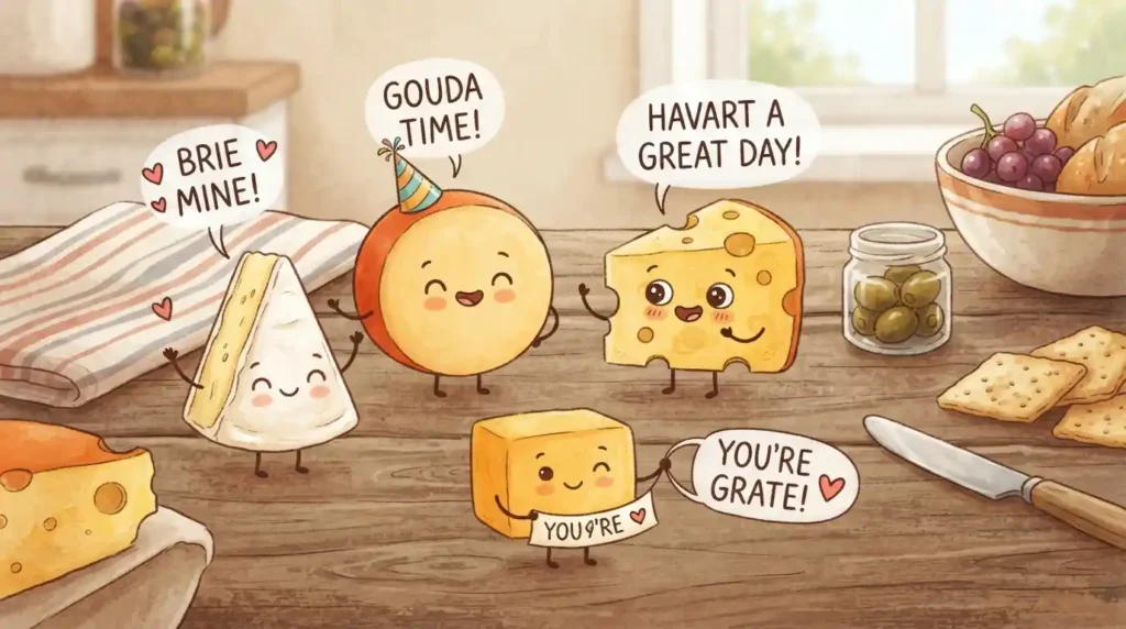 Cute Cheese Puns