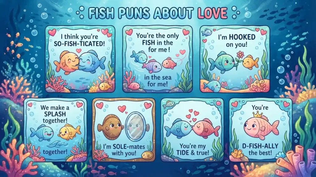 7. Fish Puns About Love