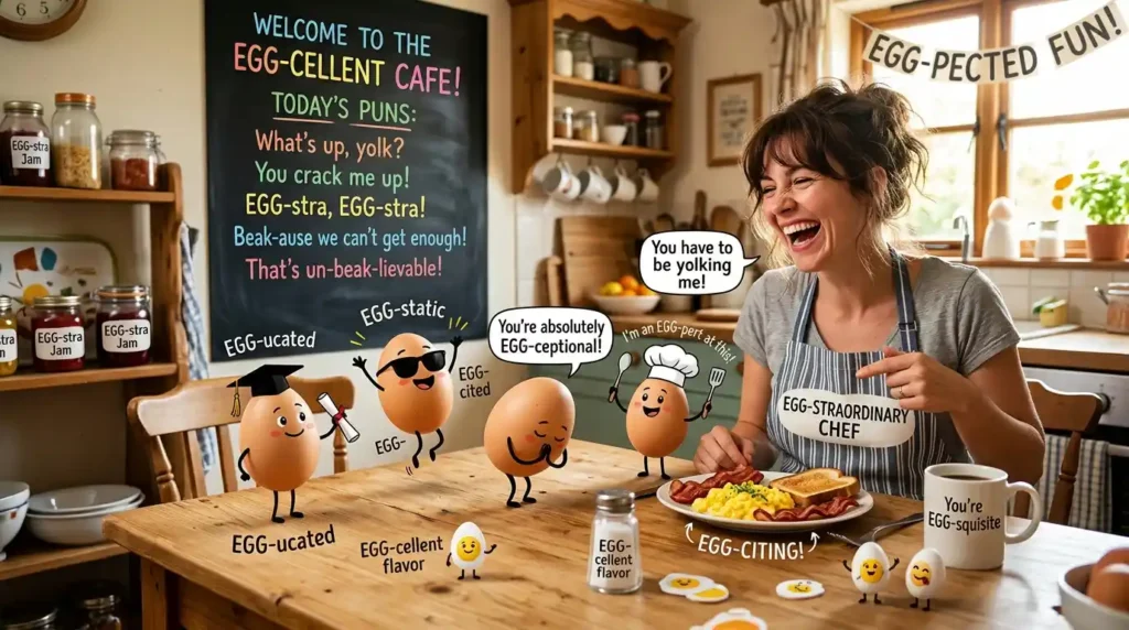 Funny Egg Puns