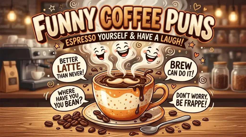 Funny Coffee Puns