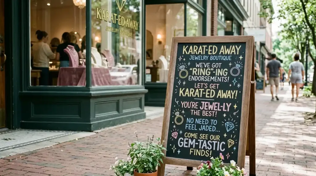 11. Jewelry Business Puns
