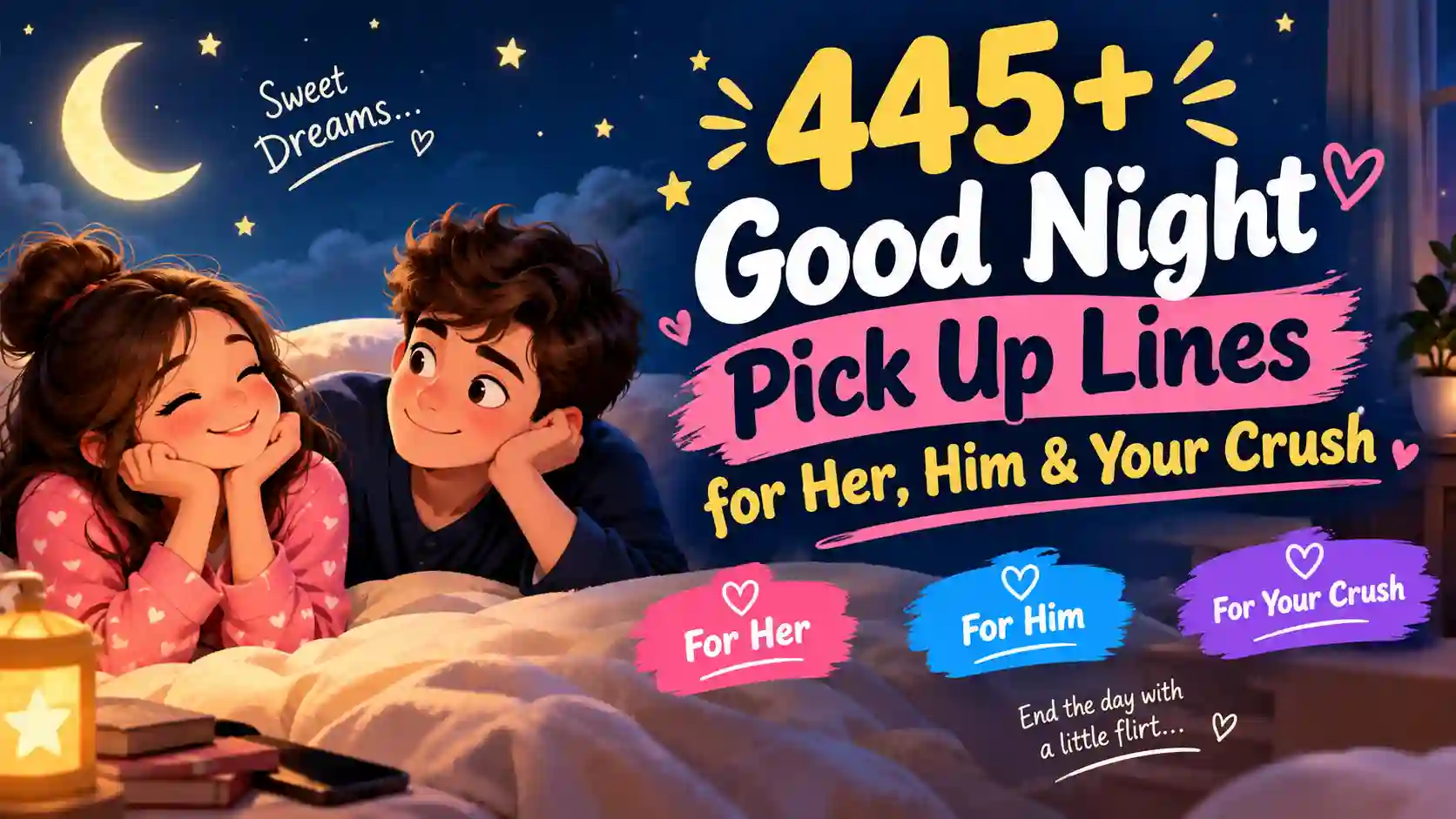 Good Night Pick Up Lines
