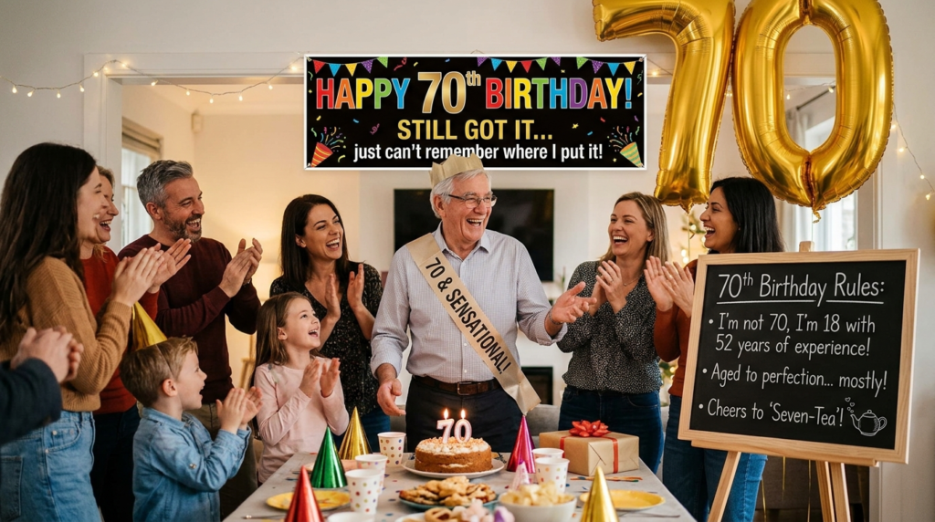 12. 70th Birthday Age Puns