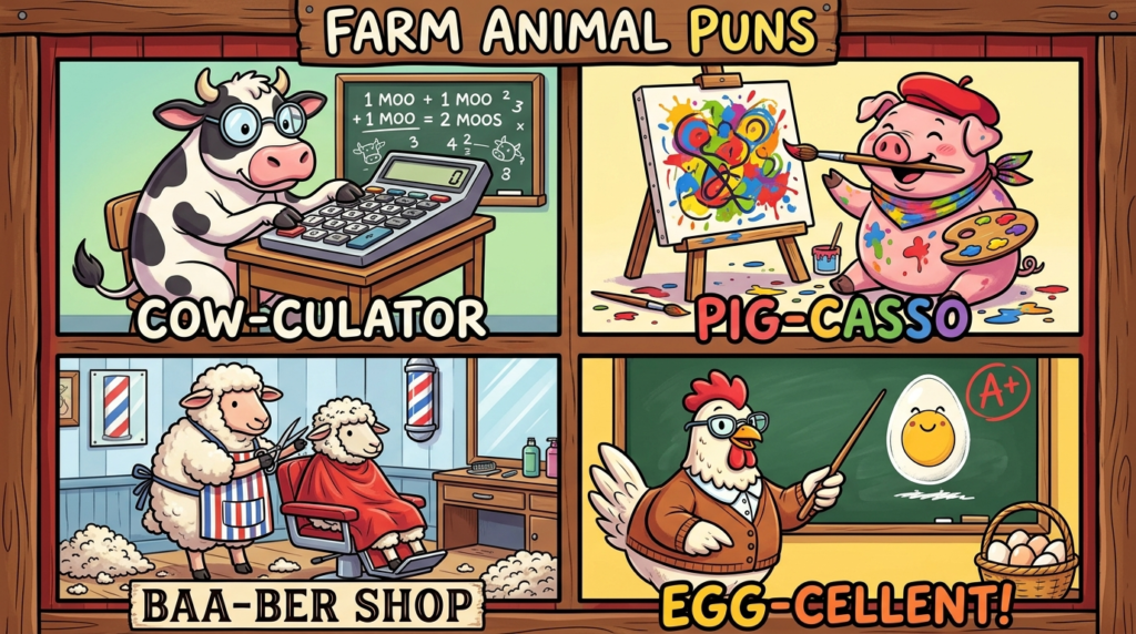 4. Farm Animal Puns