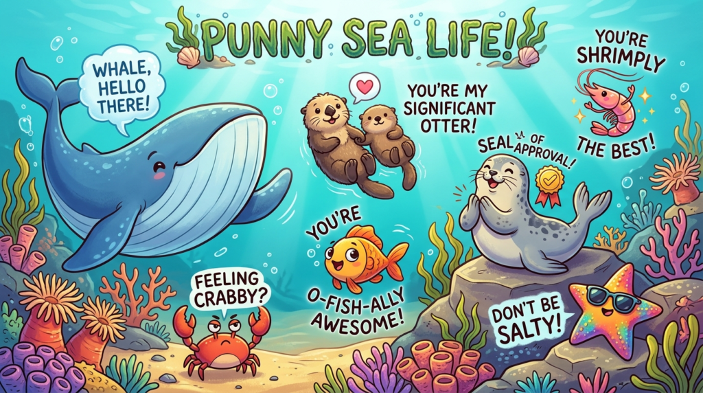 7. Sea Animal Puns