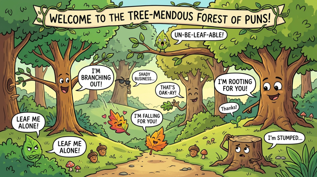 7. Tree and Leaf Puns