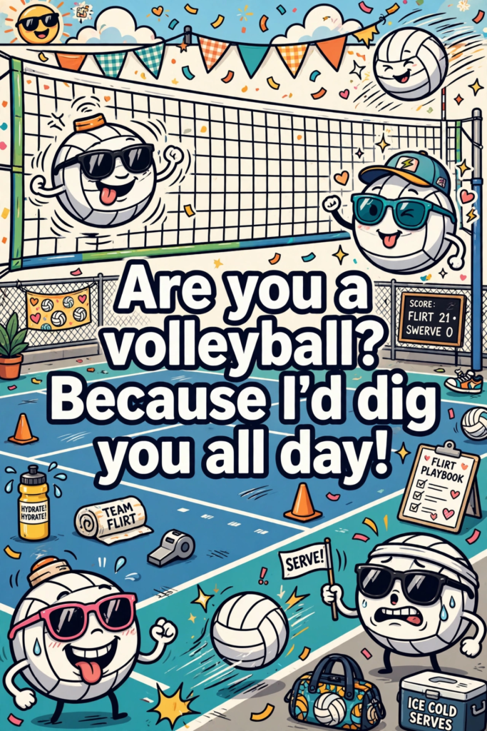 1. Funny Volleyball Pick-Up Lines