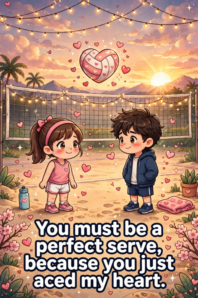 5. Volleyball Pick-Up Lines for Your Crush