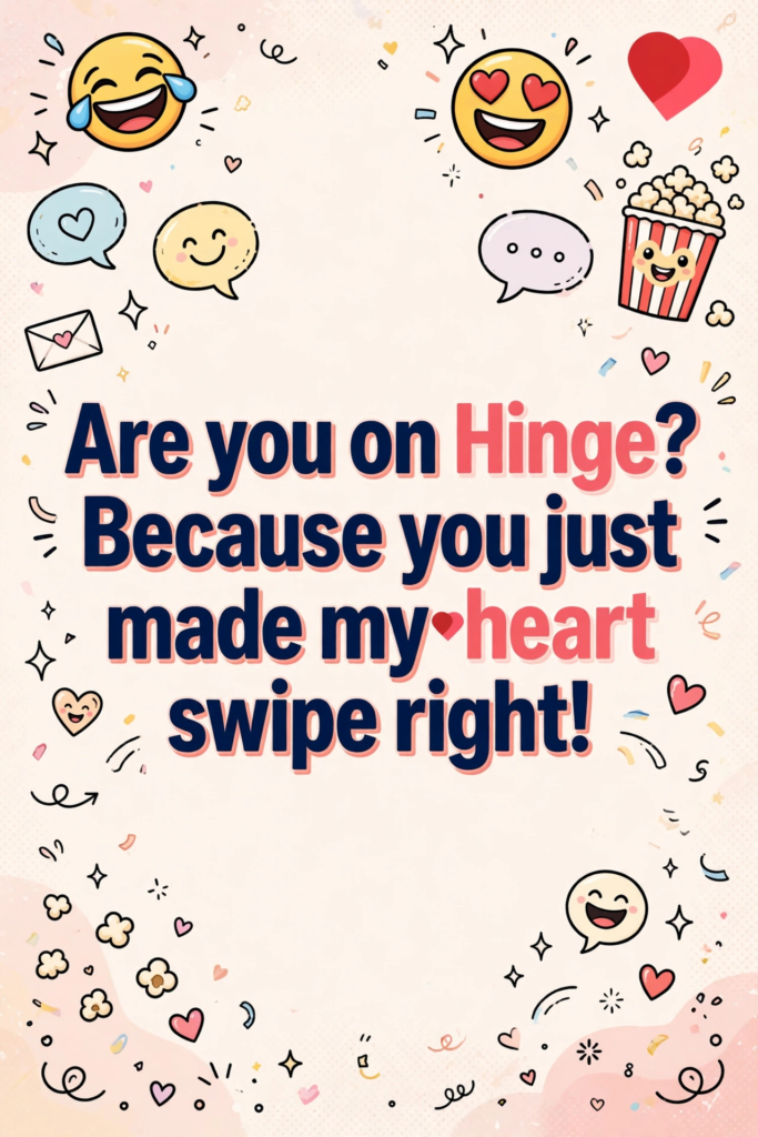 Funny Hinge Pickup Lines